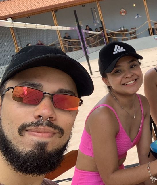 Primeira foto no beach